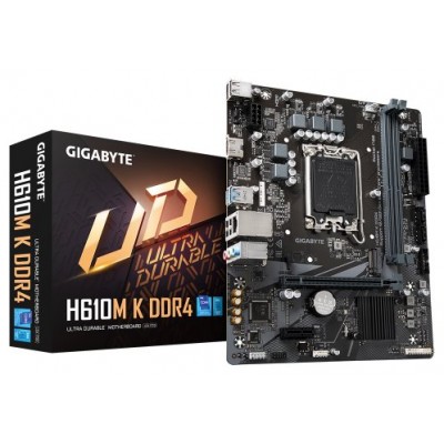 Gigabyte H610M K DDR4 1.0 placa base Intel H610 Express LGA 1700 micro ATX (Espera 4 dias)